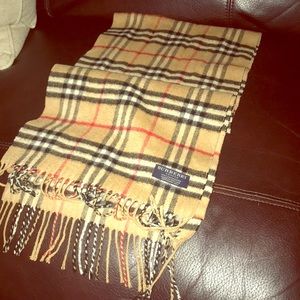 The Classic Burberry Scarf